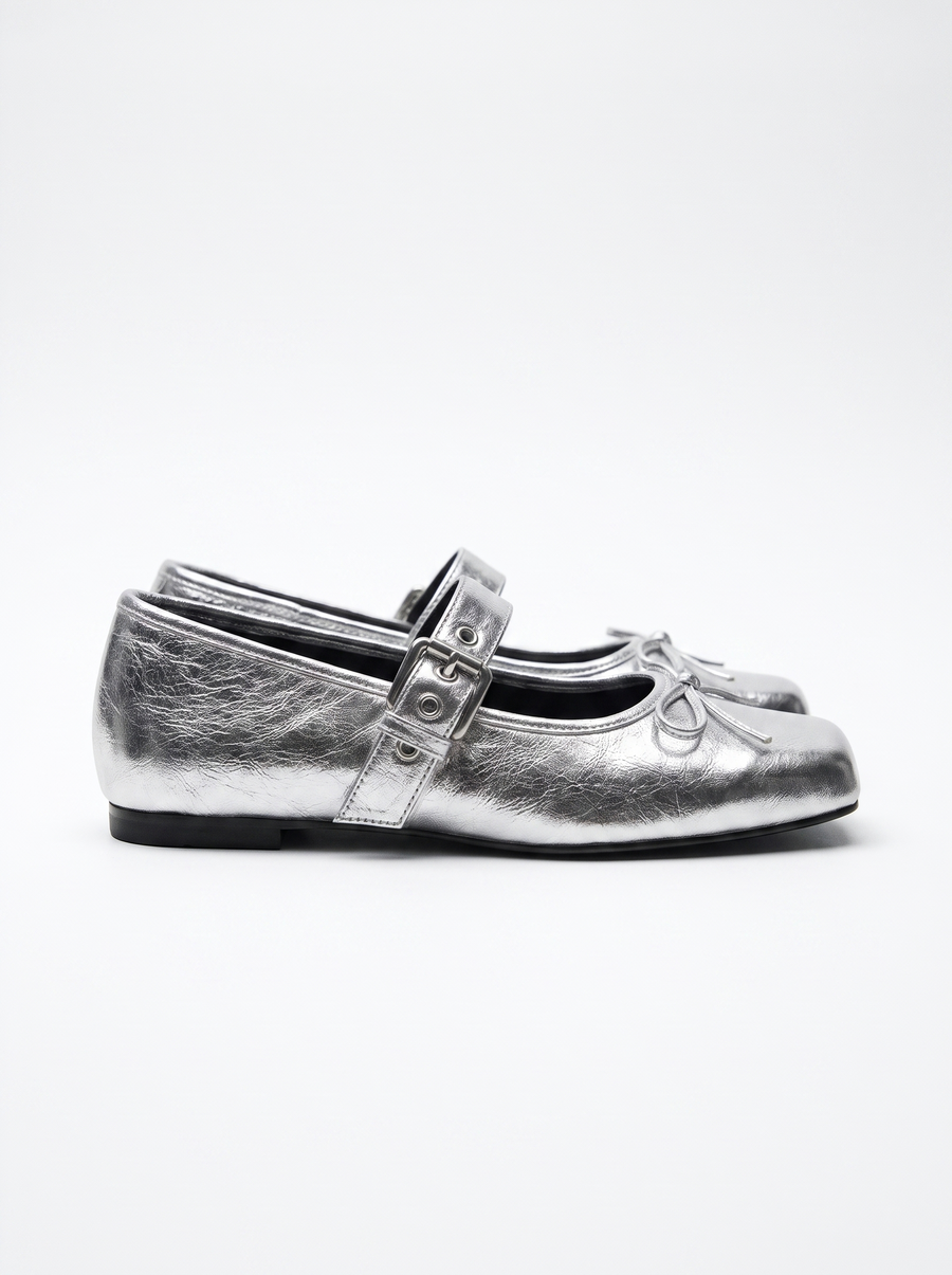 Ellie Riemchenballerinas mit Schnalle