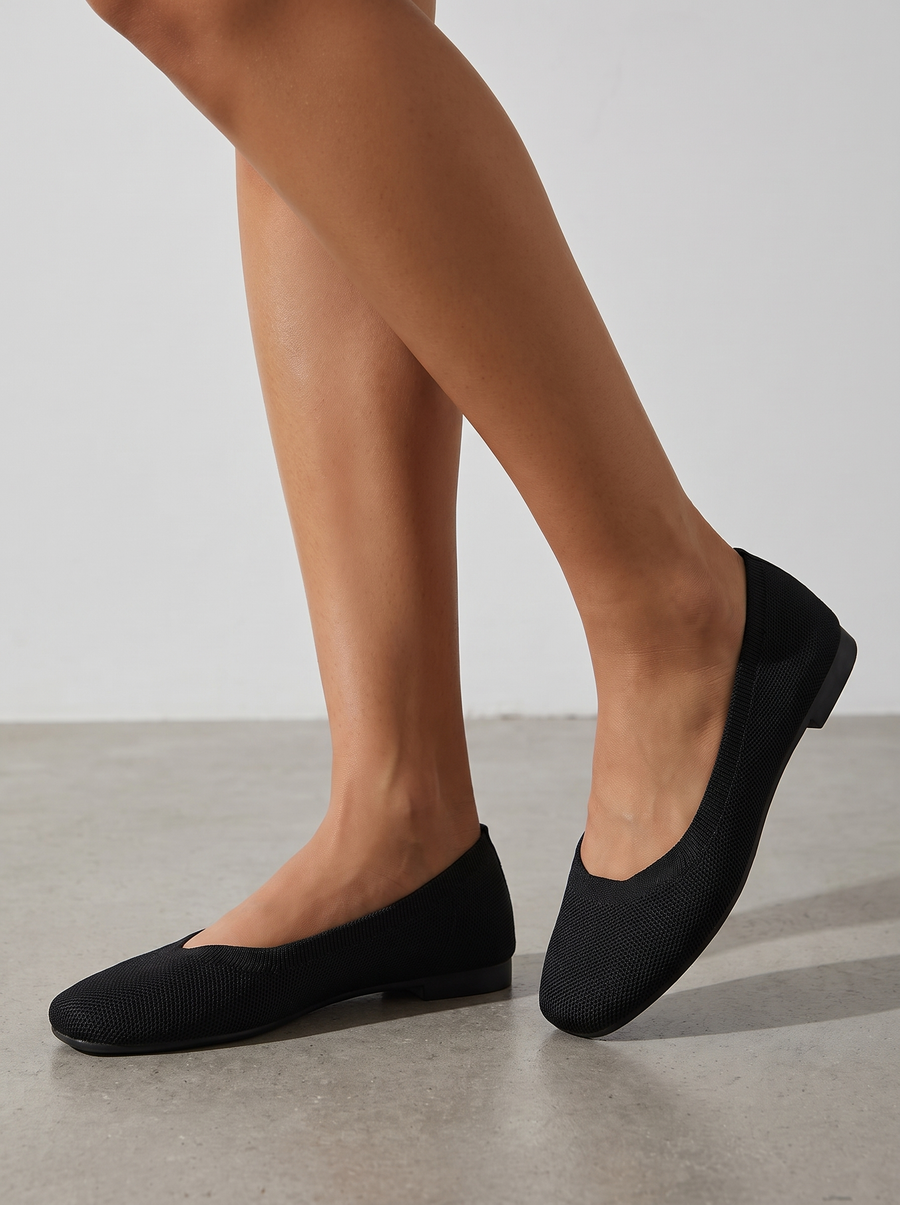 Lita Ballerinas in Strickoptik
