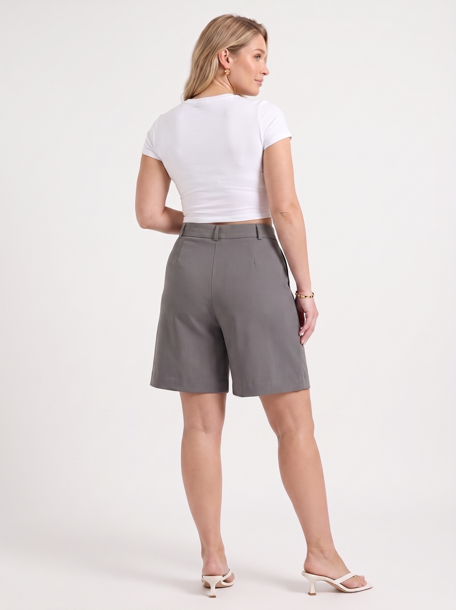 Anais Bermudashorts mit Bundfalten