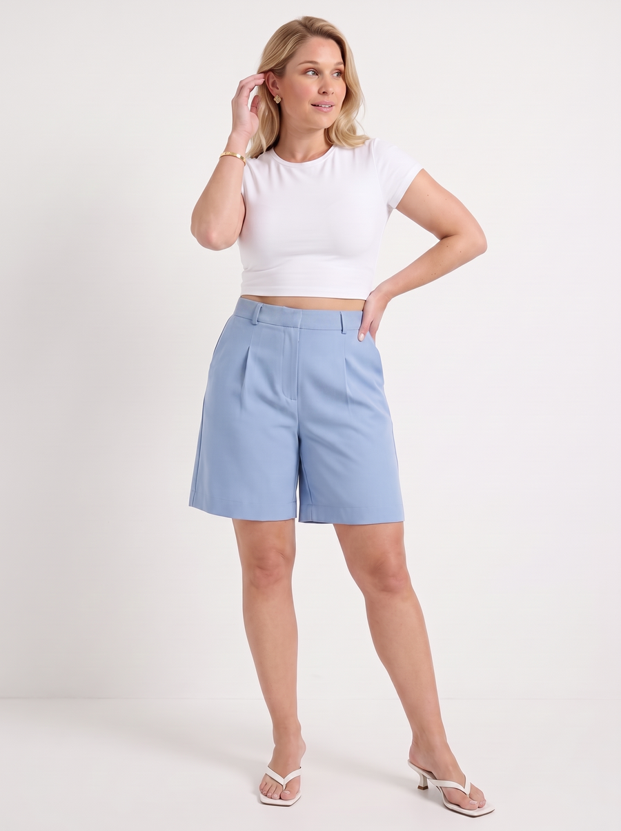 Anais Bermudashorts mit Bundfalten