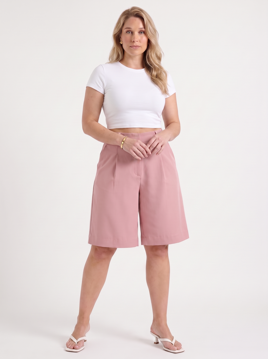 Anais Bermudashorts mit Bundfalten
