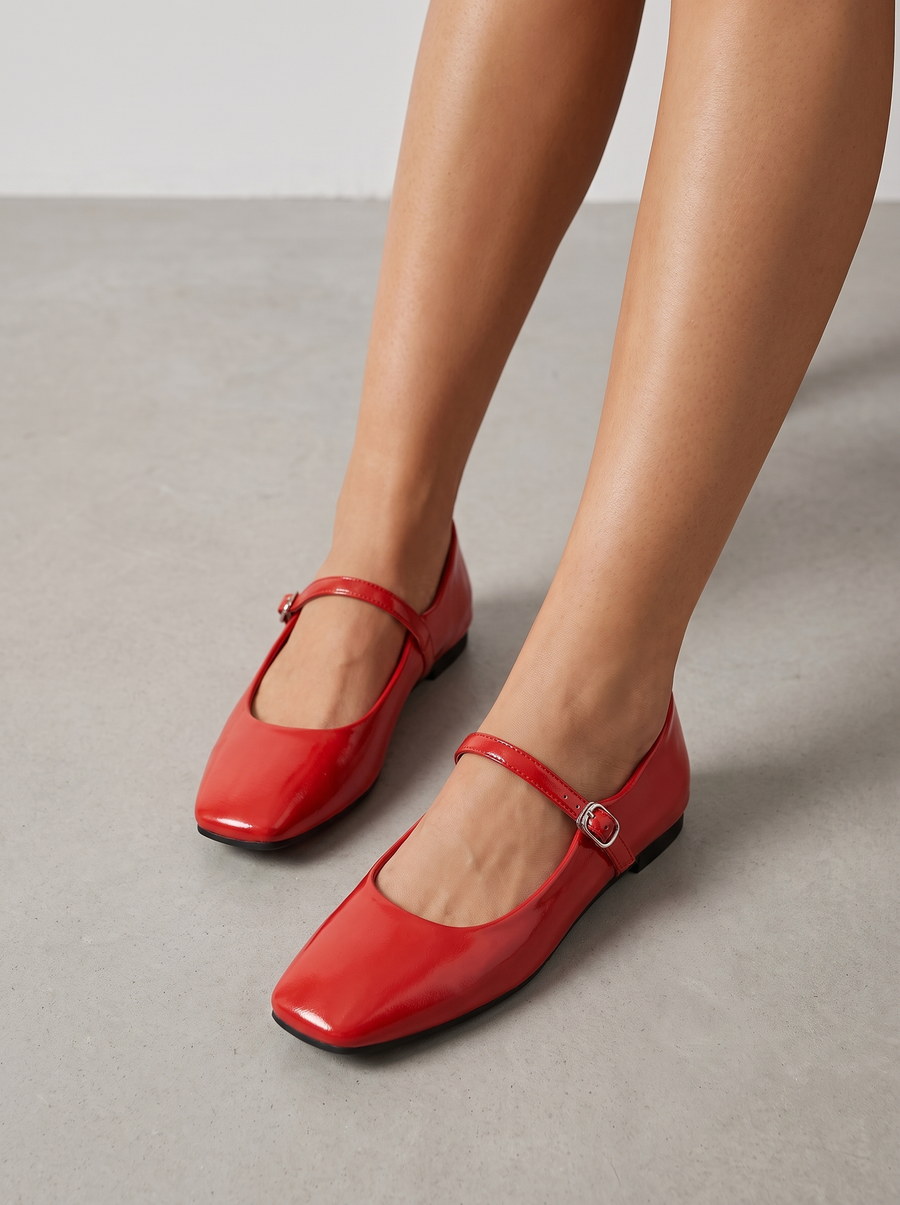 Lois Mary-Jane-Ballerinas mit Schnalle