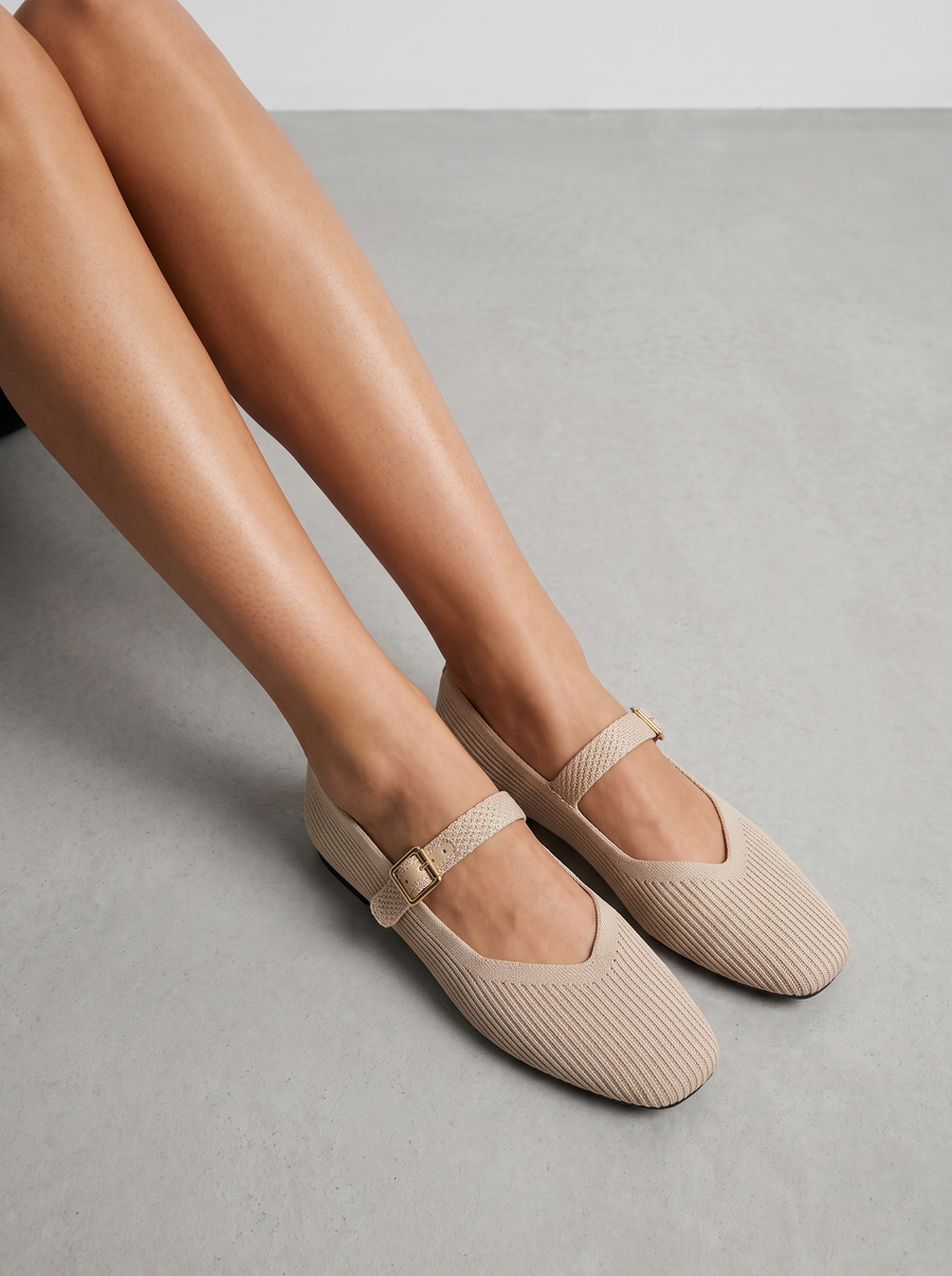 Leiza Mary-Jane-Ballerinas mit Riemchen