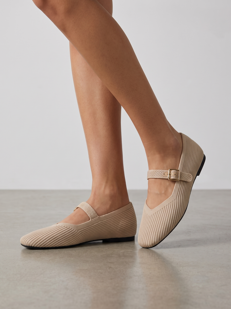 Leiza Mary-Jane-Ballerinas mit Riemchen