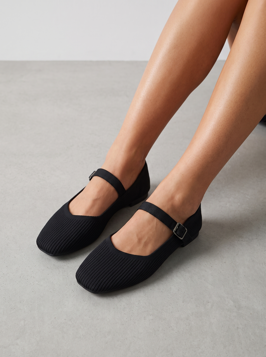 Leiza Mary-Jane-Ballerinas mit Riemchen