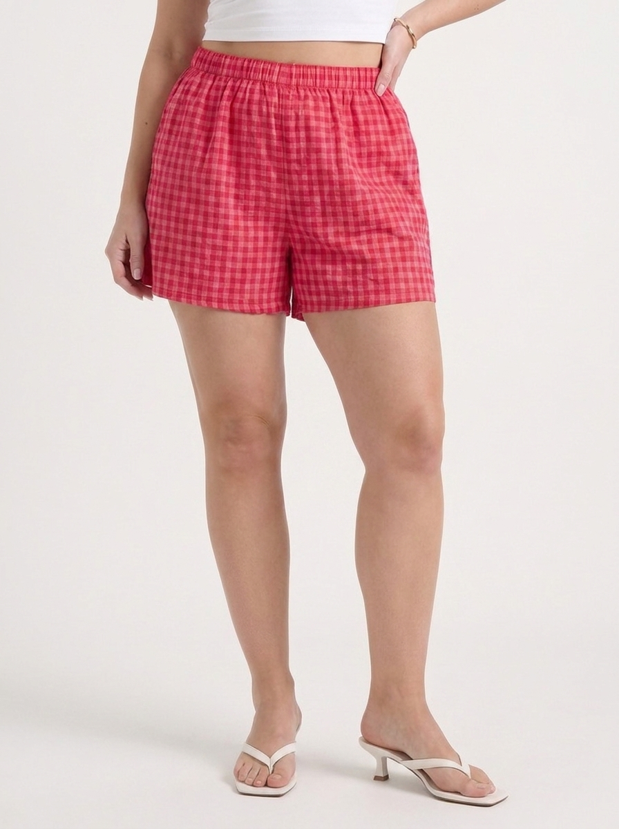 Harper Shorts im Vichy-Karo