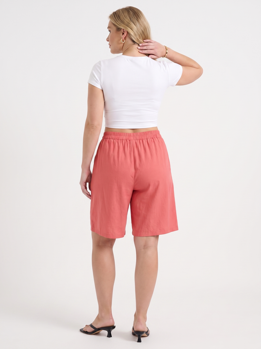 Thessa Bermudashorts mit elastischem Bund