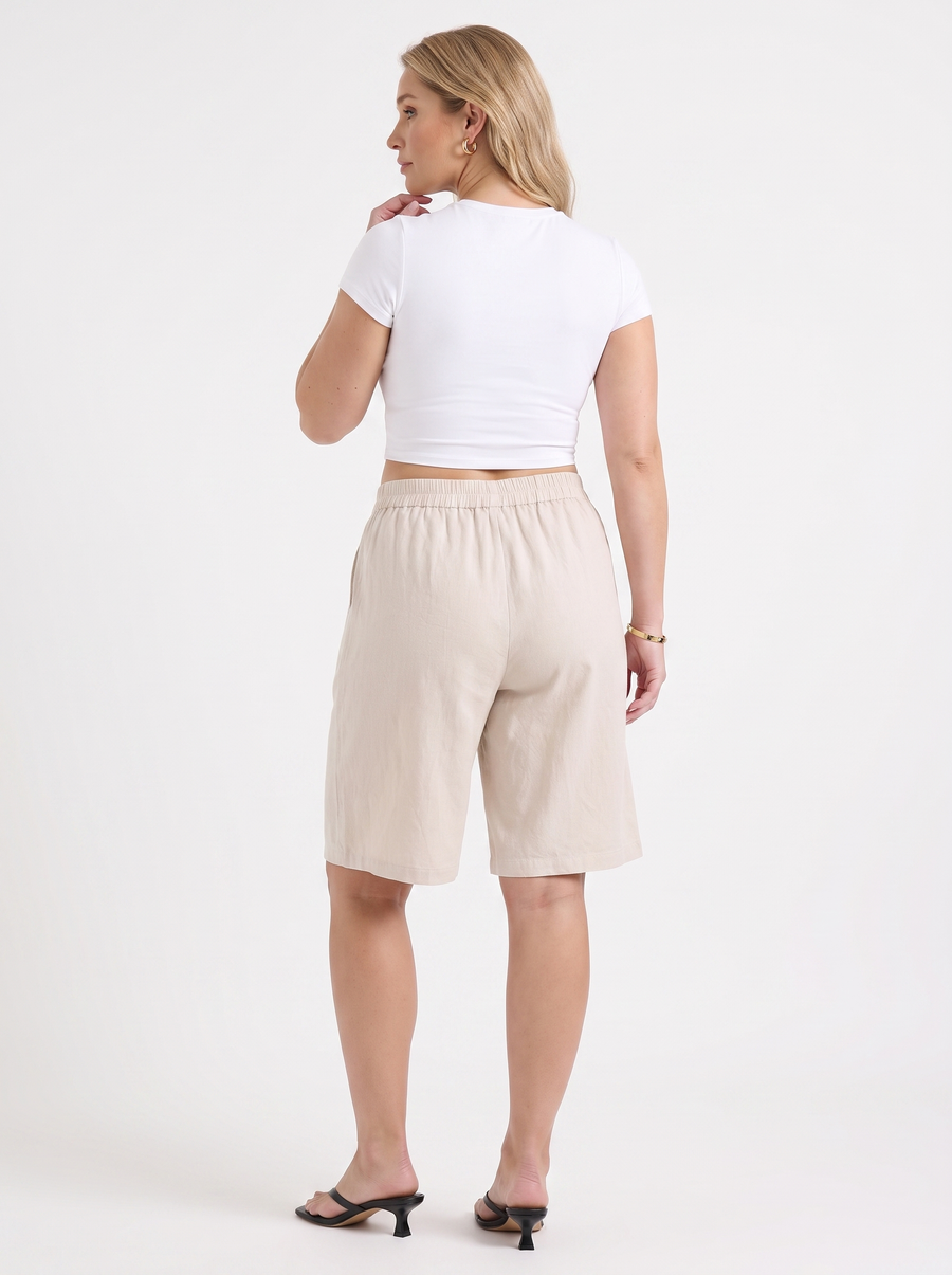 Thessa Bermudashorts mit elastischem Bund