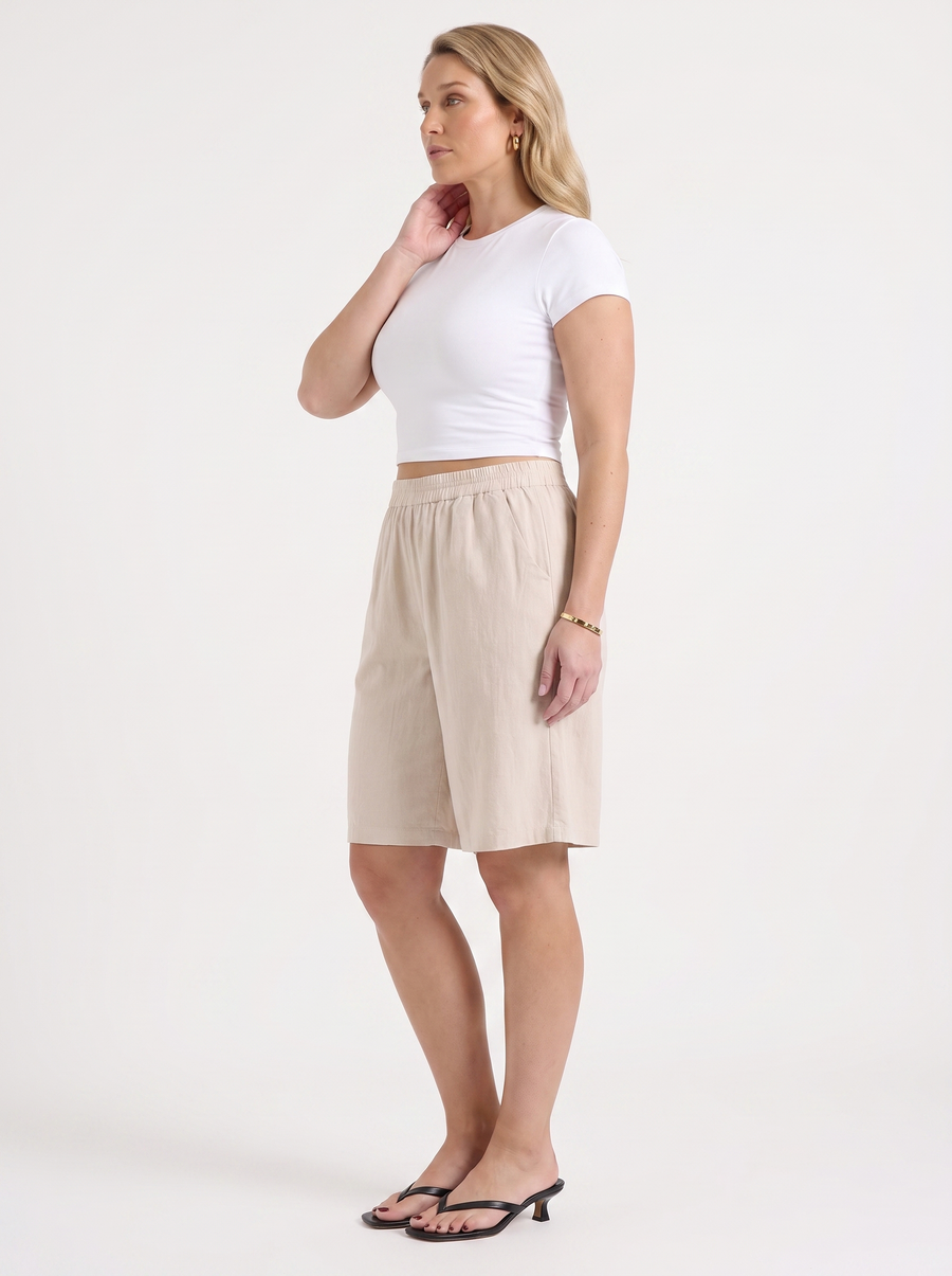 Thessa Bermudashorts mit elastischem Bund