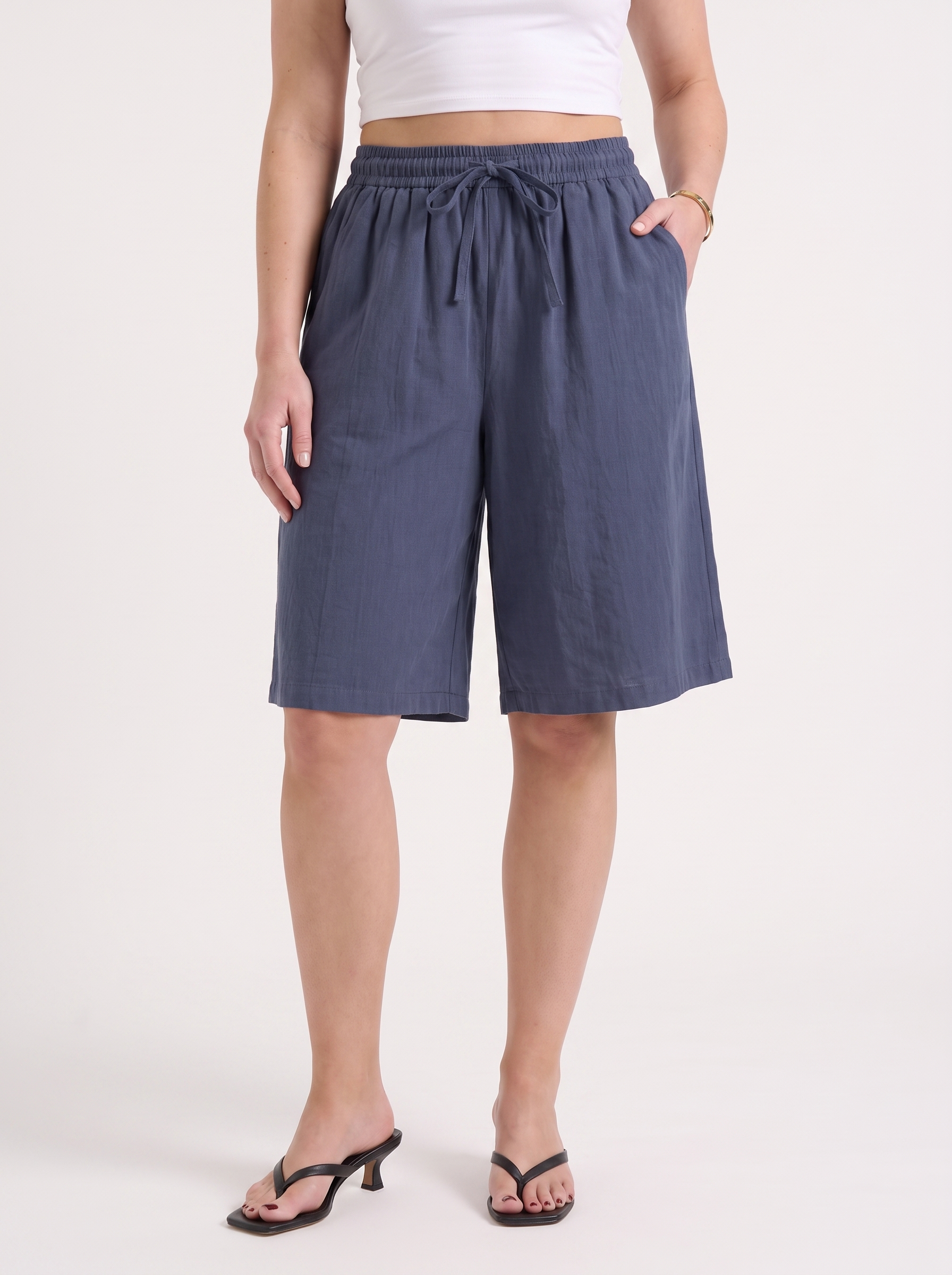 Thessa Bermudashorts mit elastischem Bund