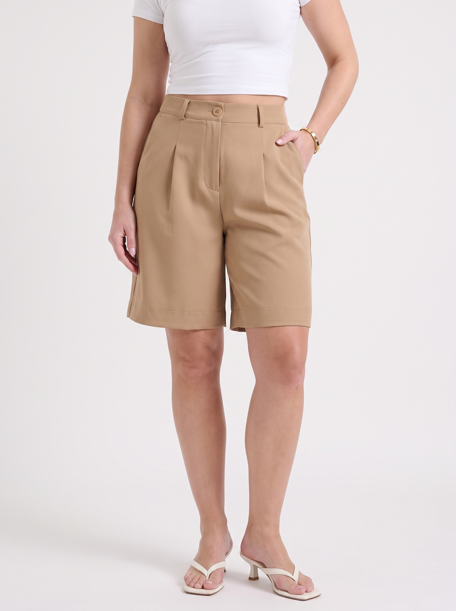 Anais Bermudashorts mit Bundfalten