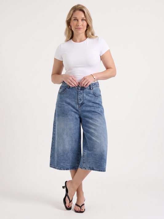 Franny Culotte Jeans High Waist