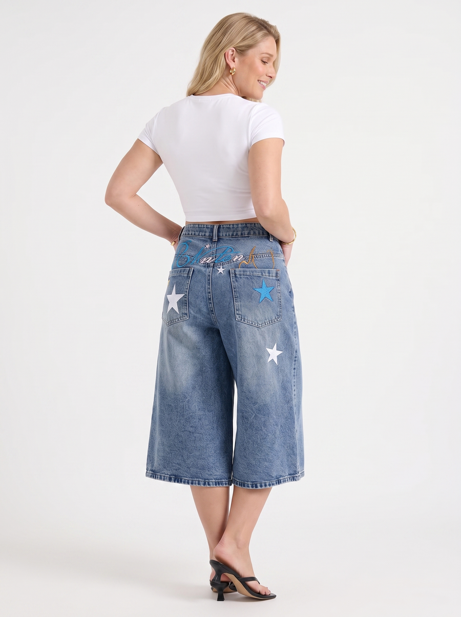 Franny Culotte Jeans High Waist
