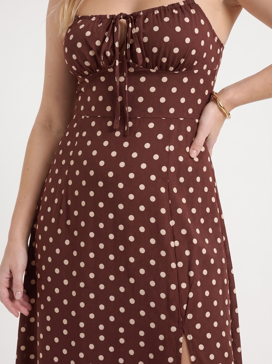 Issa Midikleid mit Punkteprint