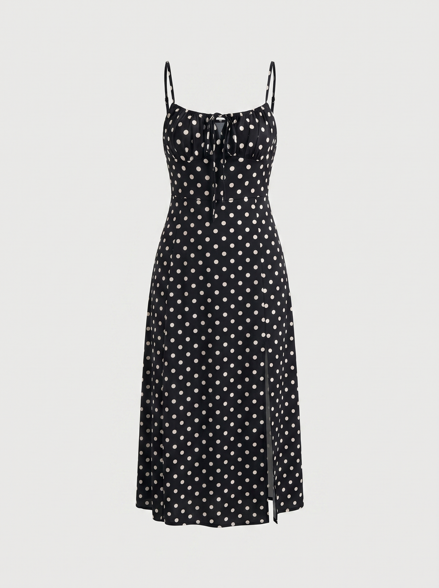 Issa Midikleid mit Punkteprint