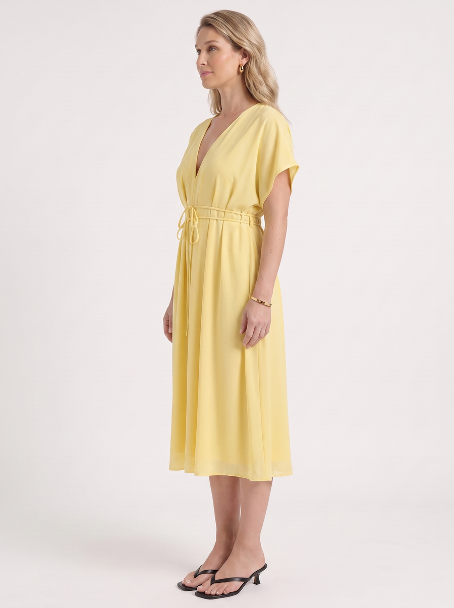 Blakely Midikleid mit Bindeband