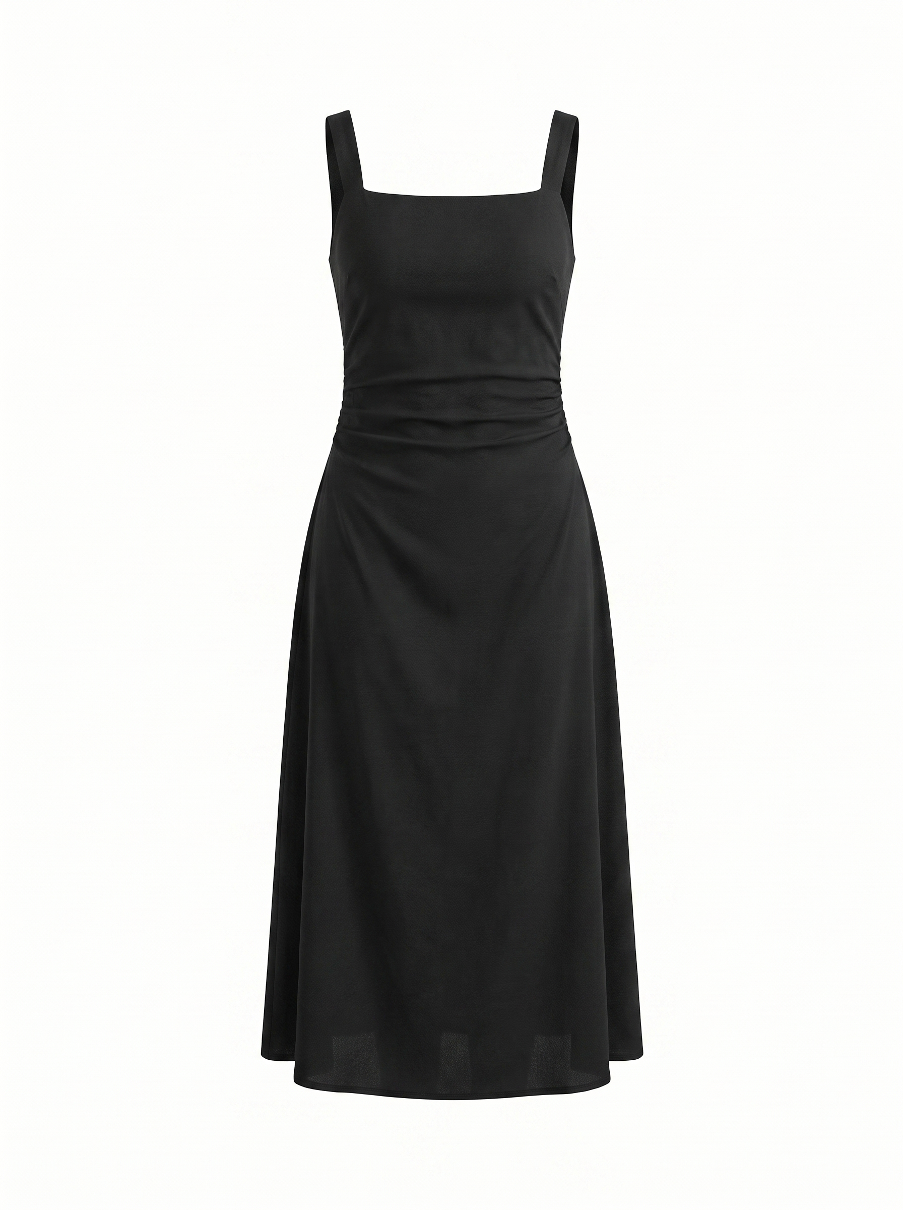 Calista Midikleid mit eckigem Ausschnitt