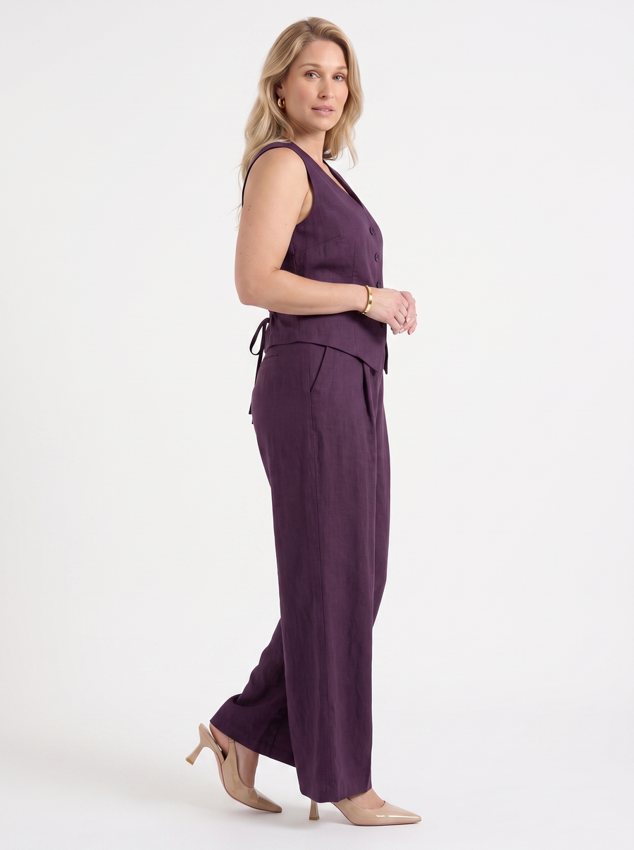 Cherish Set aus Weste und weiter Hose