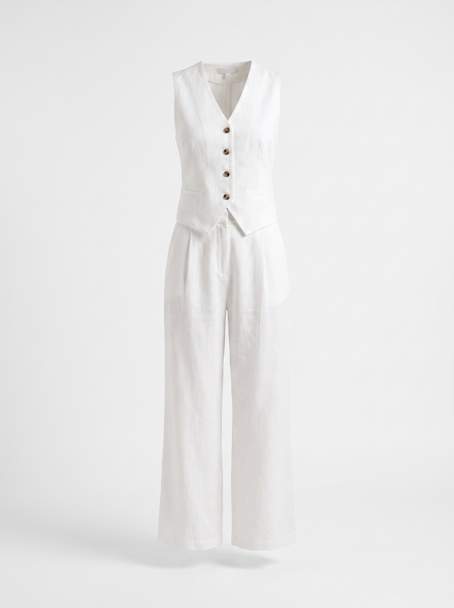Cherish Set aus Weste und weiter Hose