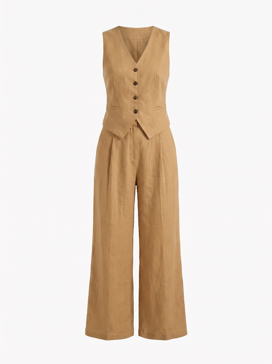 Cherish Set aus Weste und weiter Hose