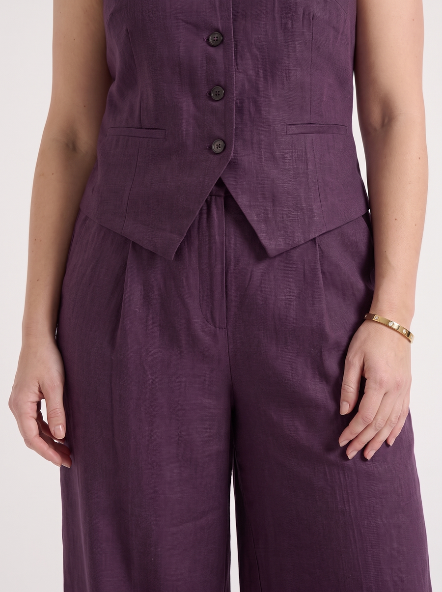 Cherish Set aus Weste und weiter Hose