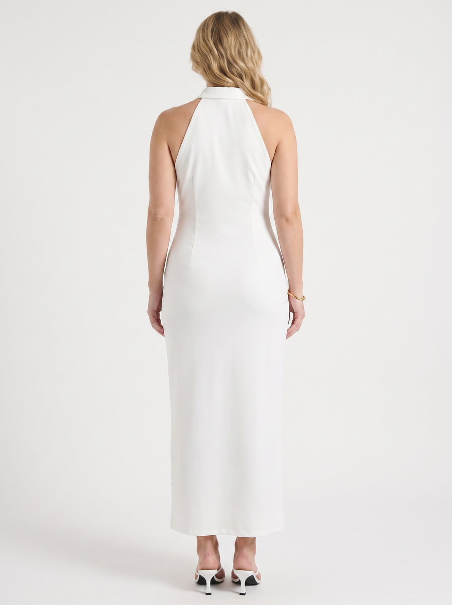 Mirella Maxikleid mit Knopfleiste