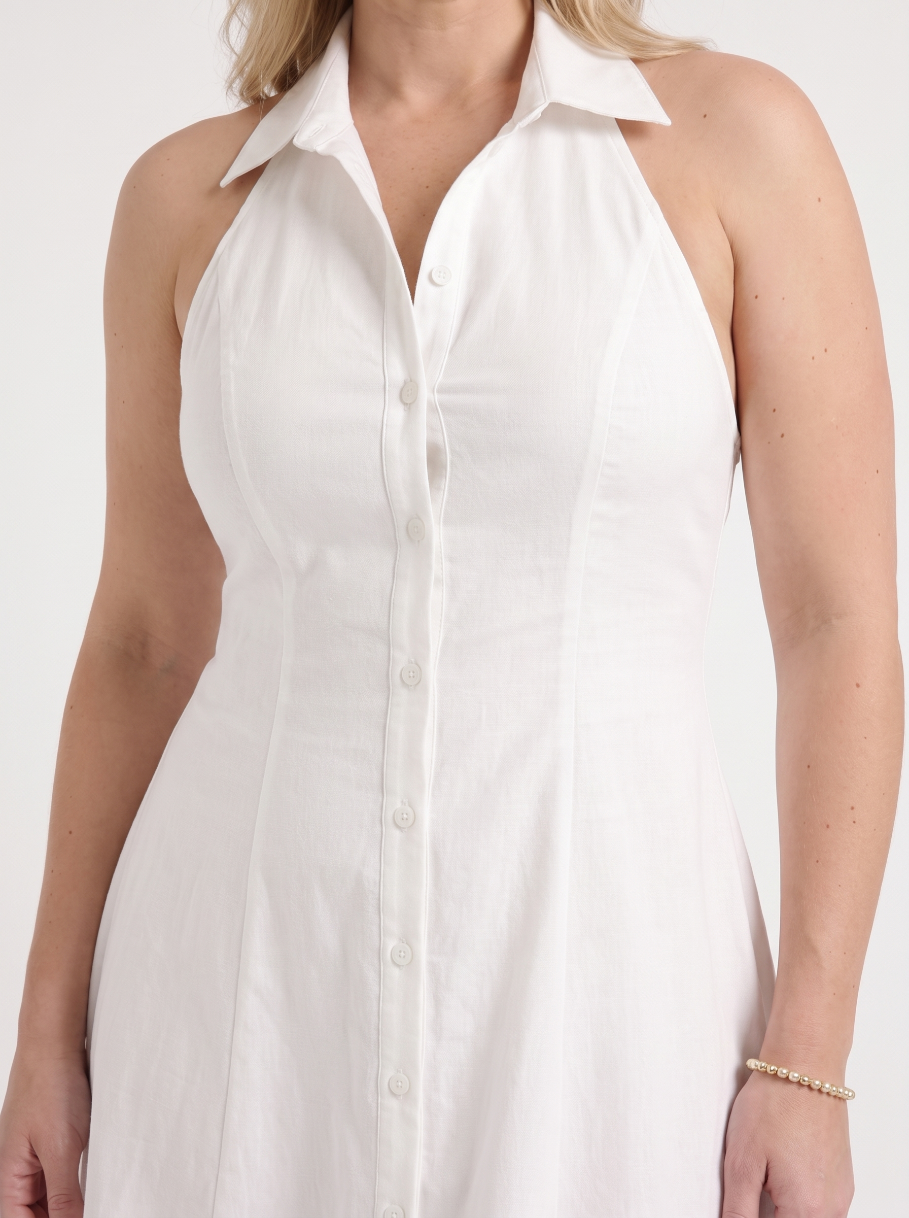 Vivara Minikleid mit Knopfleiste