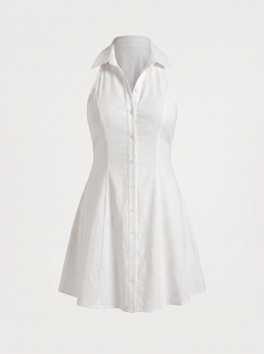 Vivara Minikleid mit Knopfleiste