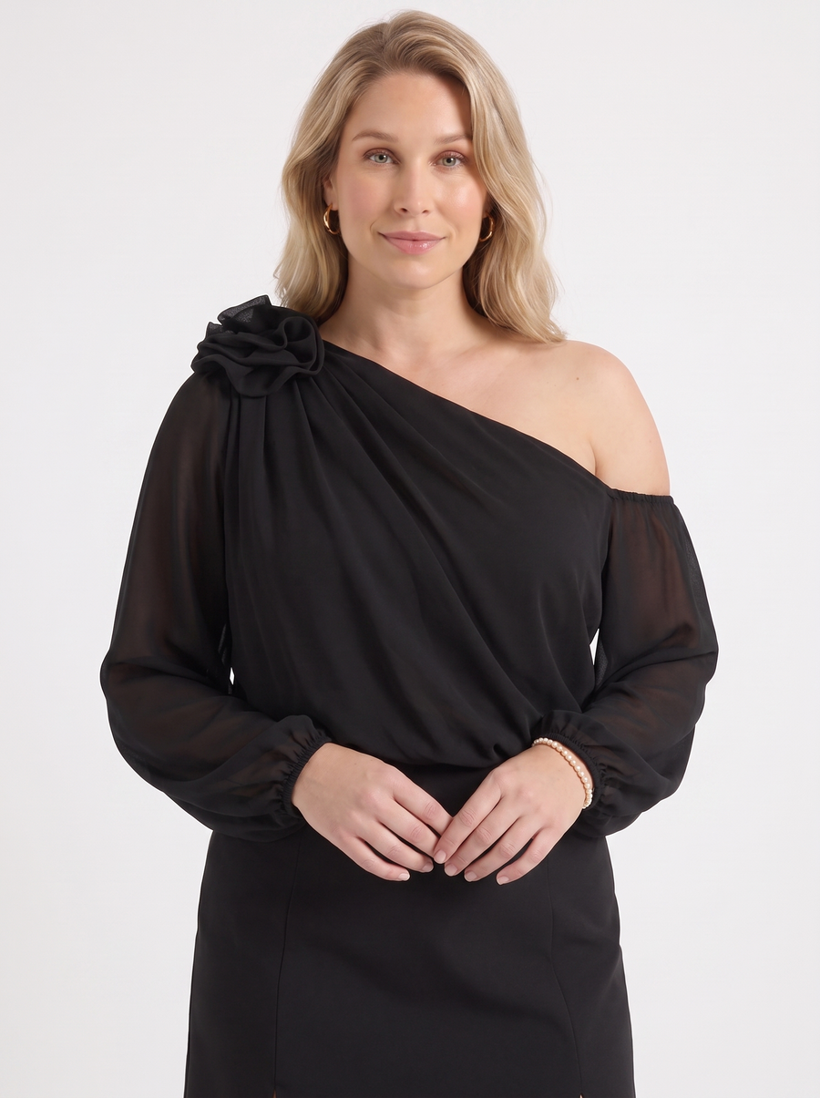 Delia One-Shoulder-Top