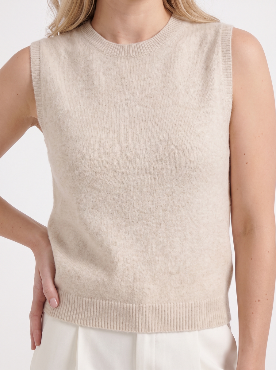 Iona Ärmellose Strickweste