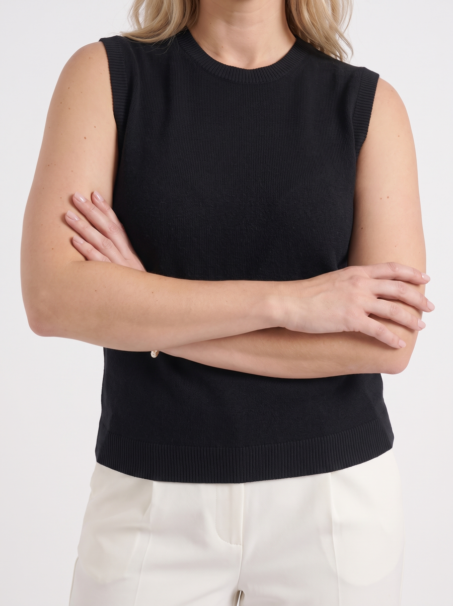 Iona Ärmellose Strickweste