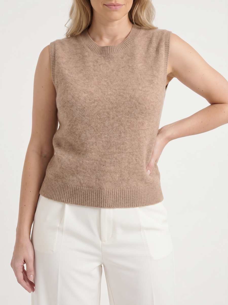 Iona Ärmellose Strickweste
