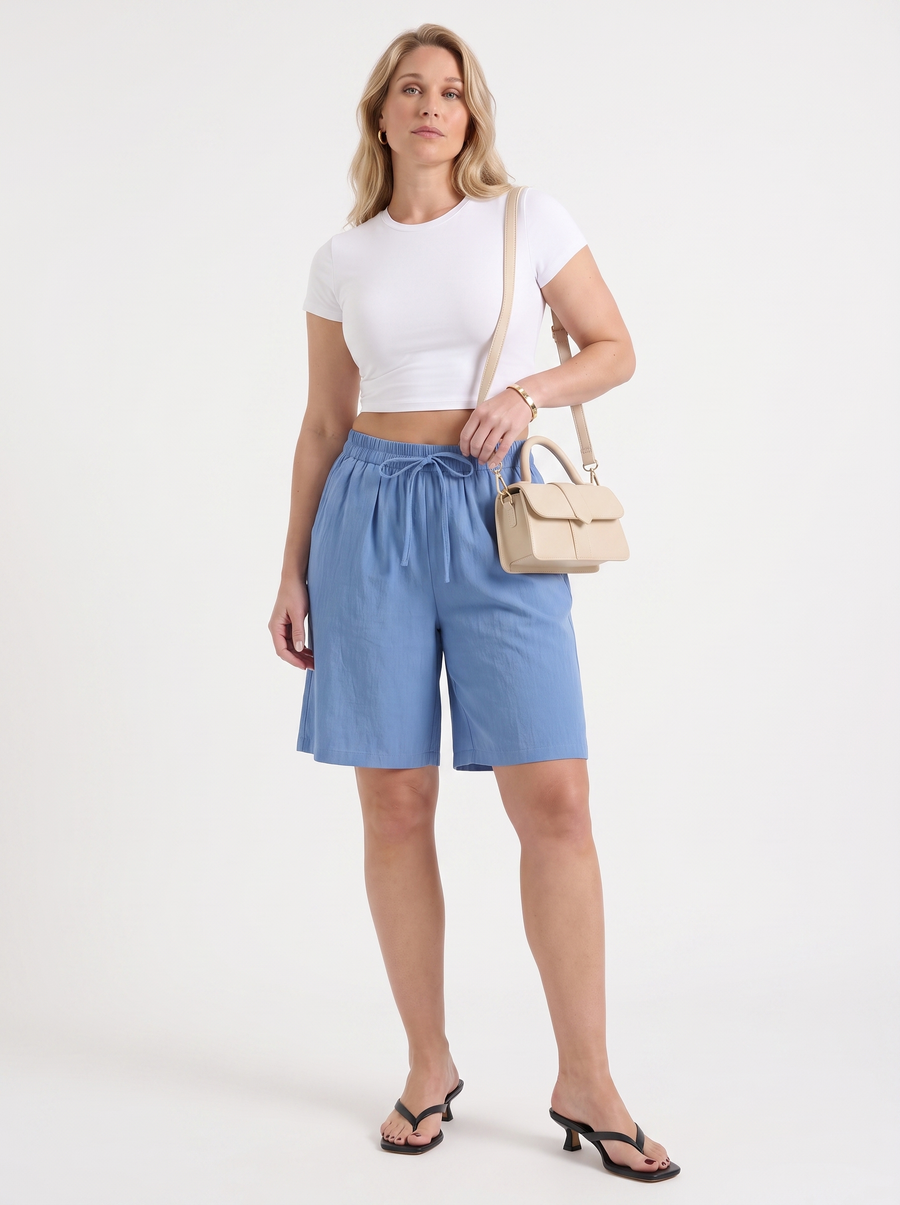 Thessa Bermudashorts mit elastischem Bund