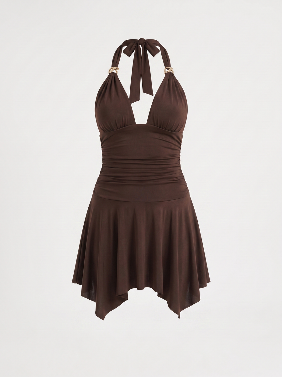 Averly Neckholder-Minikleid