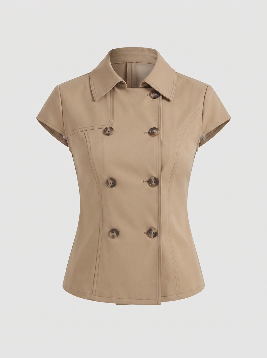 Marley Bluse mit Zweireiher-Knopfleiste