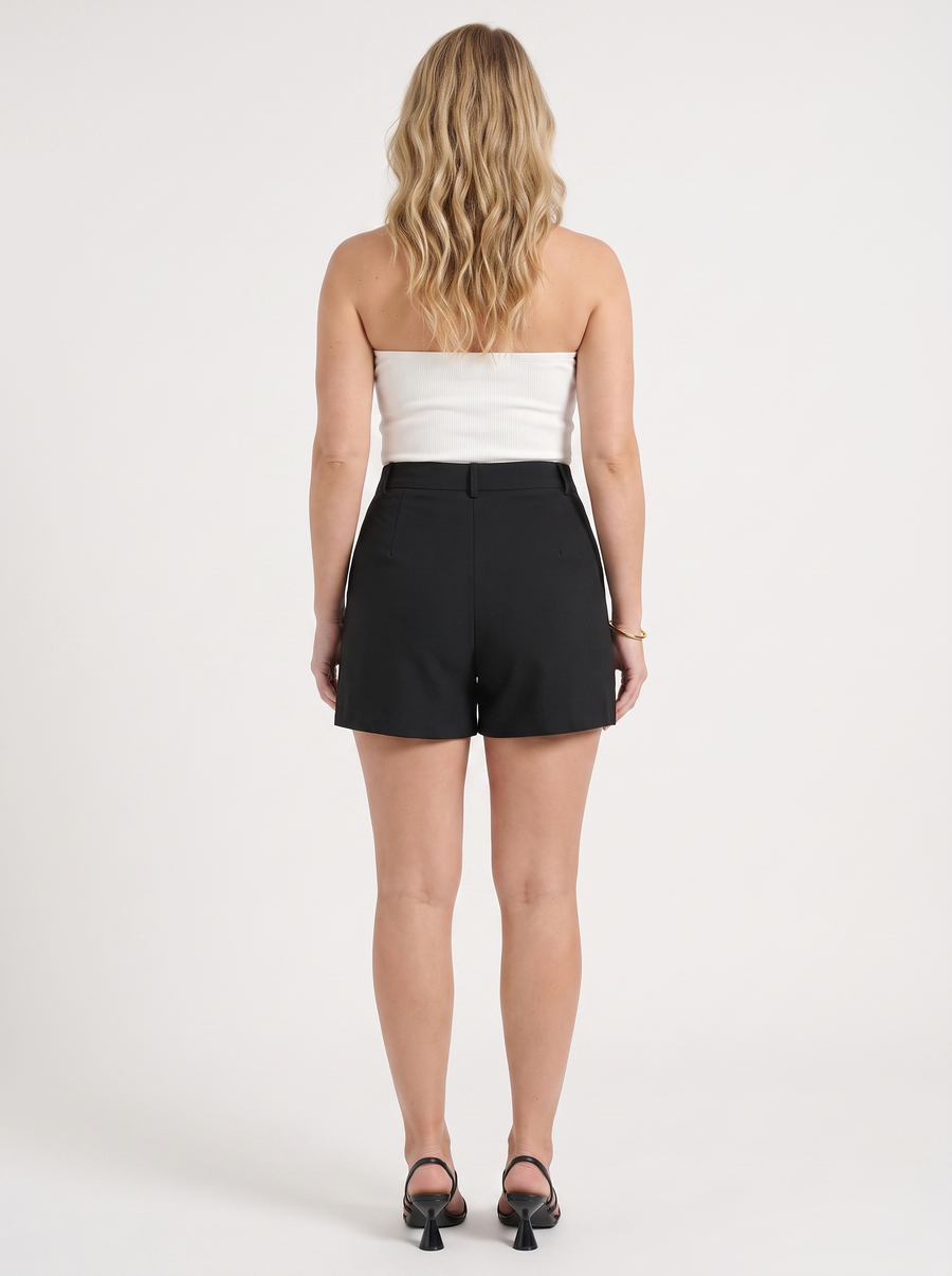 Margot High Waist Shorts mit Bundfalten