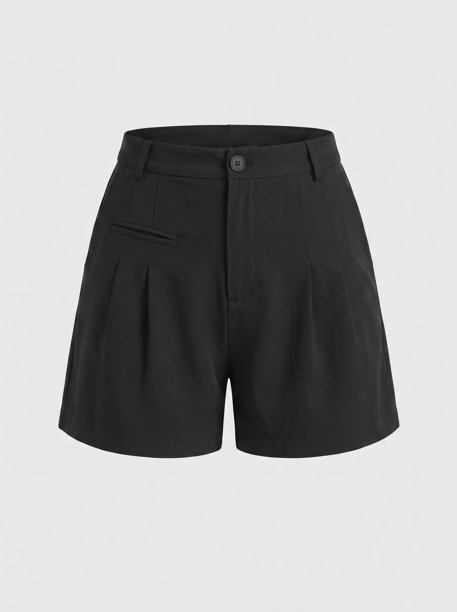 Margot High Waist Shorts mit Bundfalten