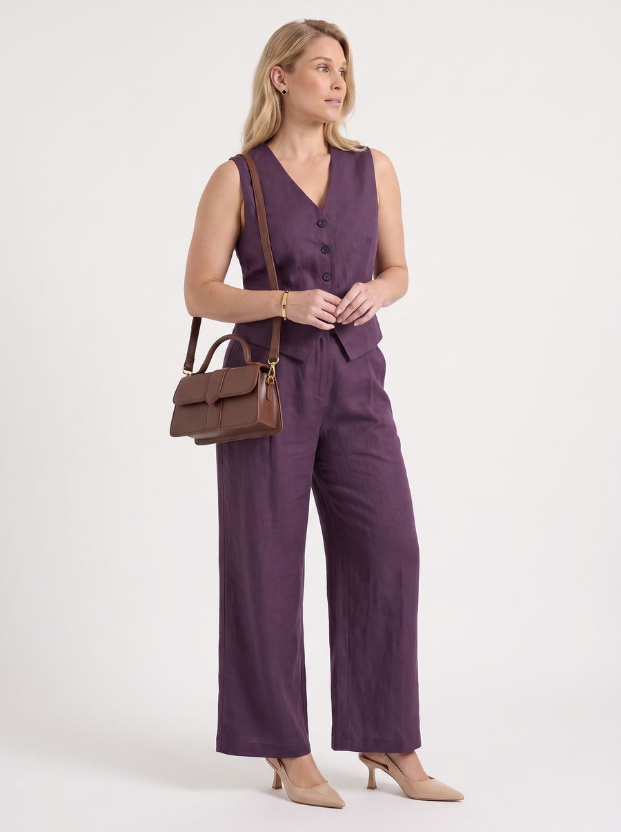 Cherish Set aus Weste und weiter Hose