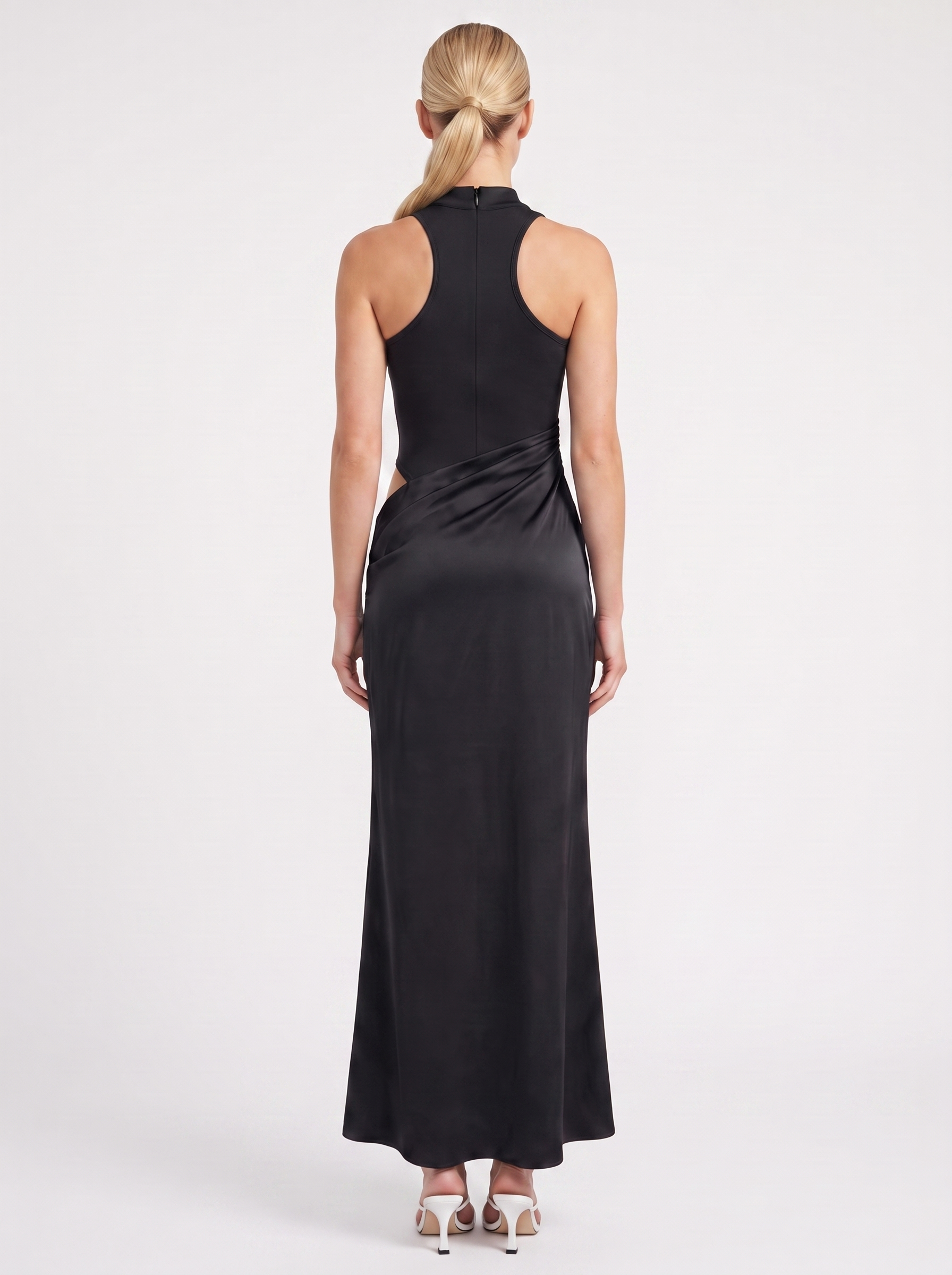 Hester Maxikleid mit Rollkragen
