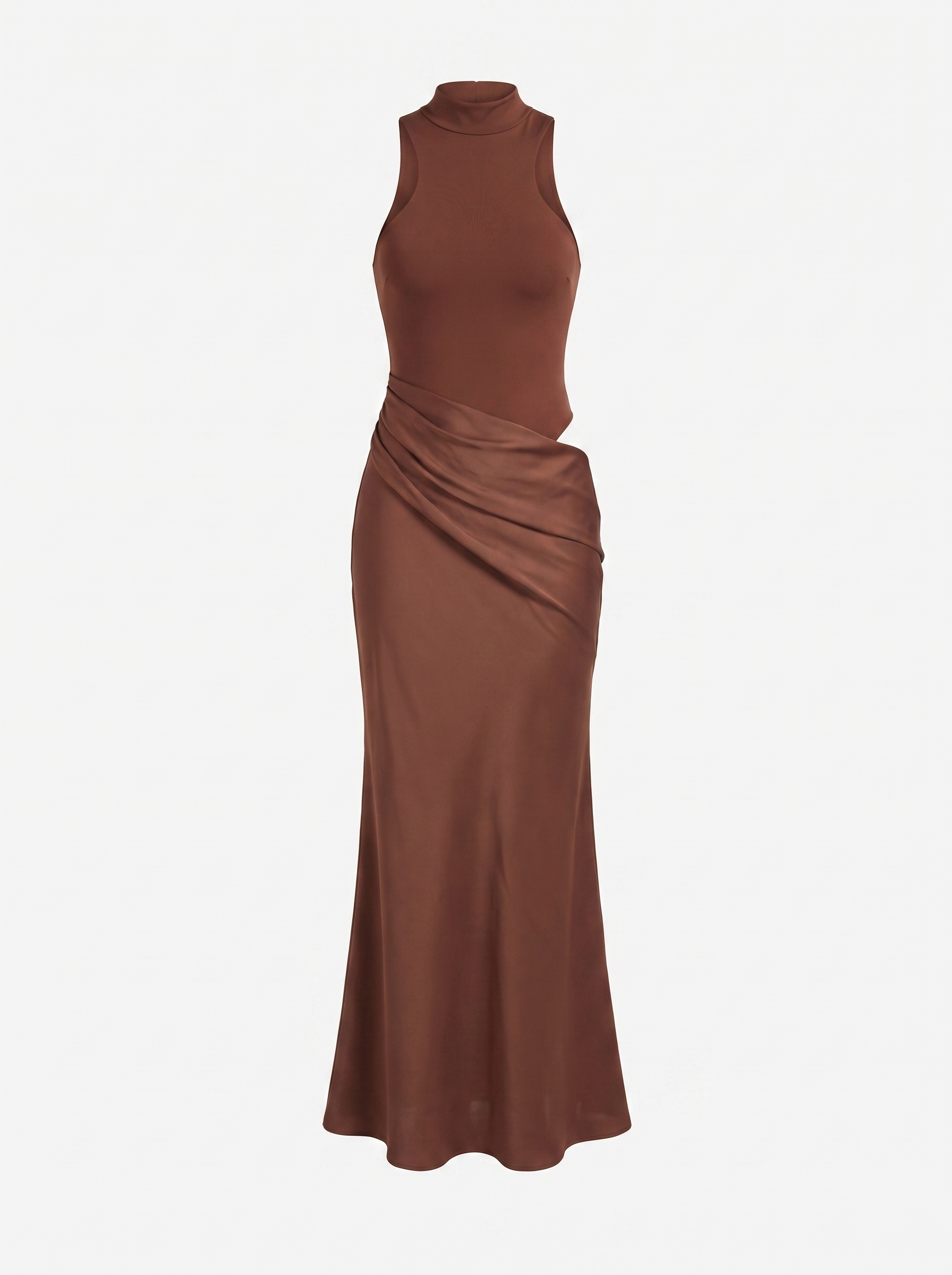 Hester Maxikleid mit Rollkragen