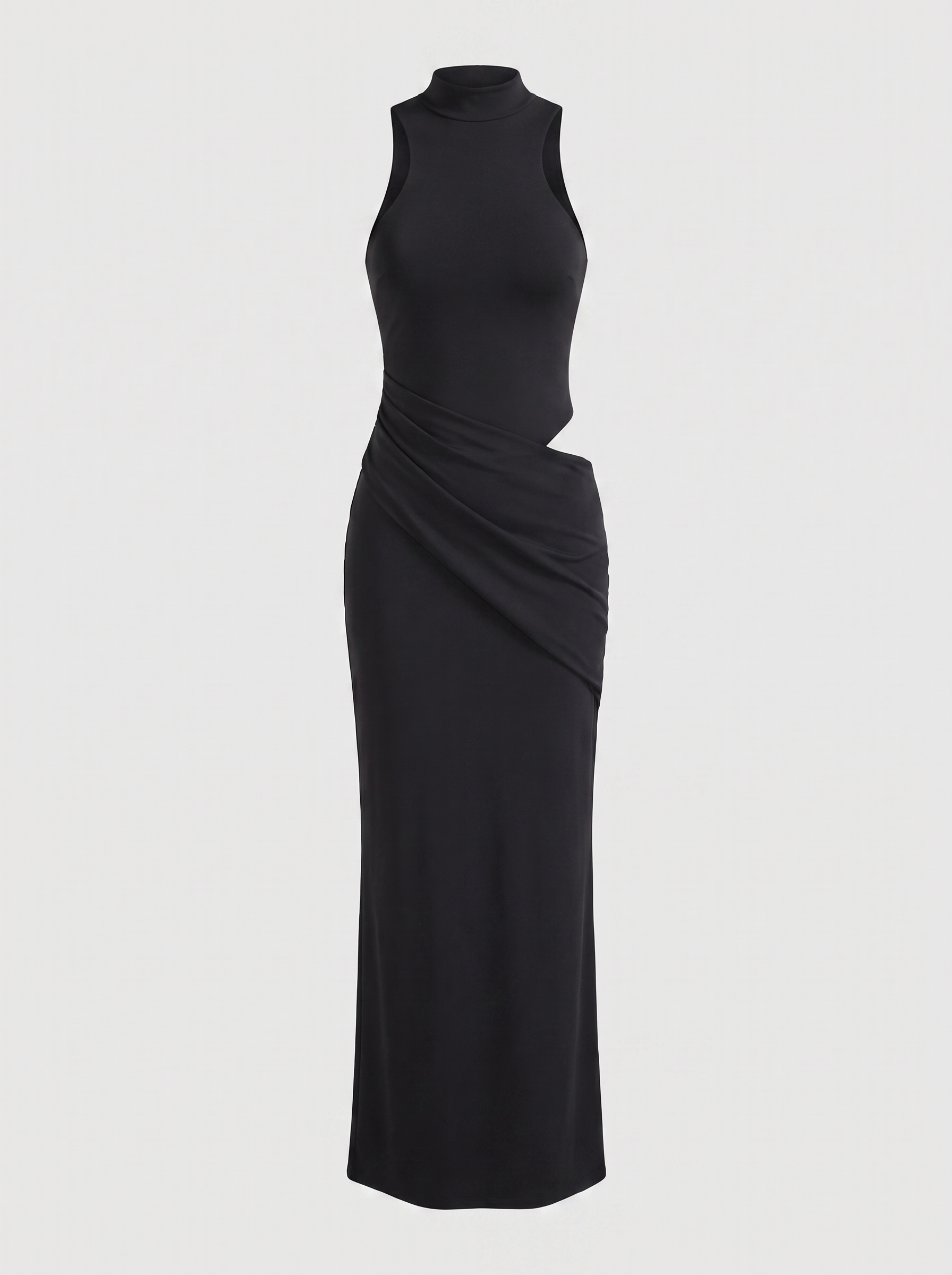 Hester Maxikleid mit Rollkragen