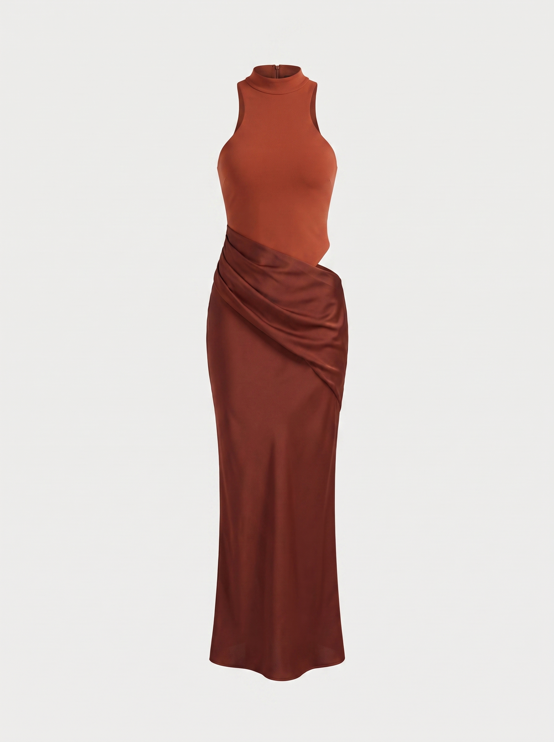 Hester Maxikleid mit Rollkragen