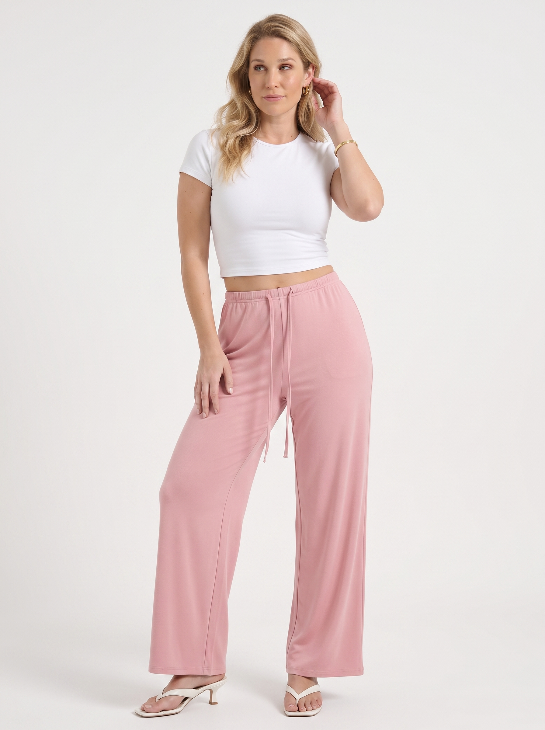 Kendra weite Hose mit Kordelzug