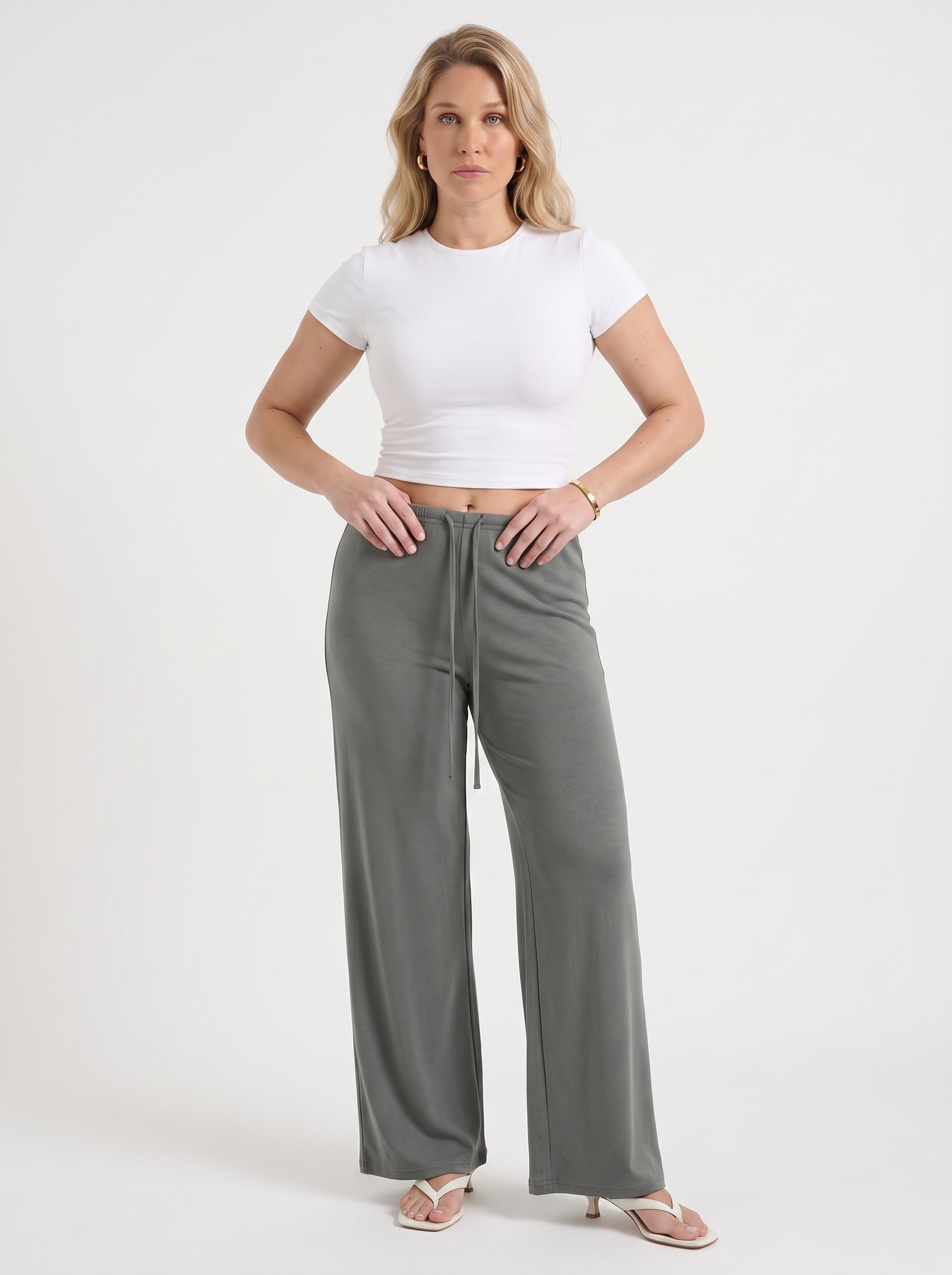 Kendra weite Hose mit Kordelzug