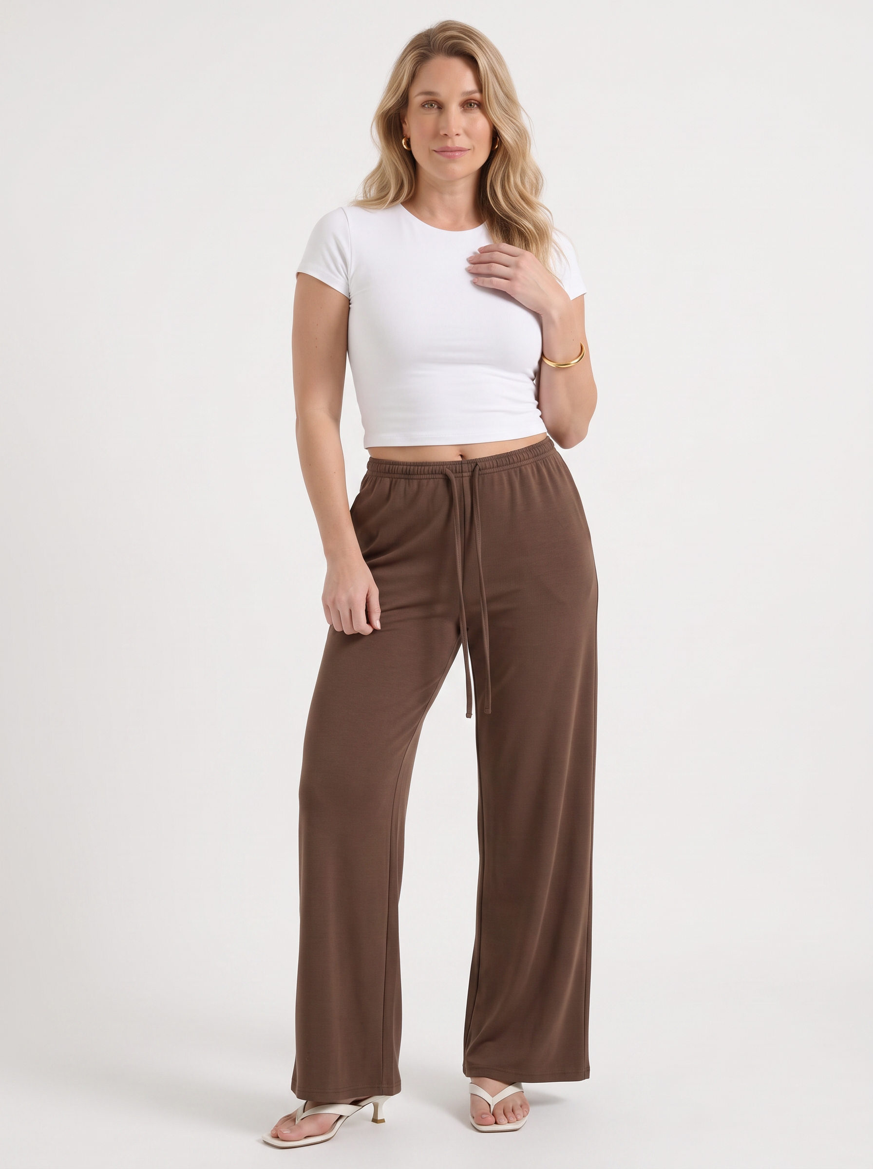 Kendra weite Hose mit Kordelzug