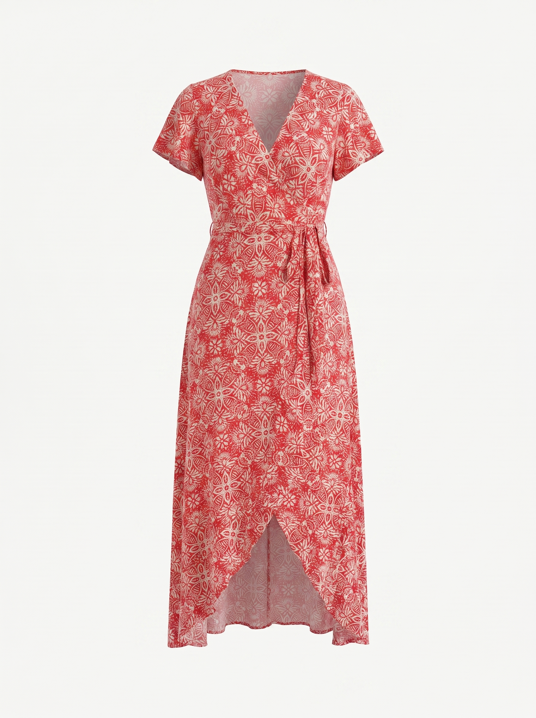 Sorina Wickelmaxikleid mit Print
