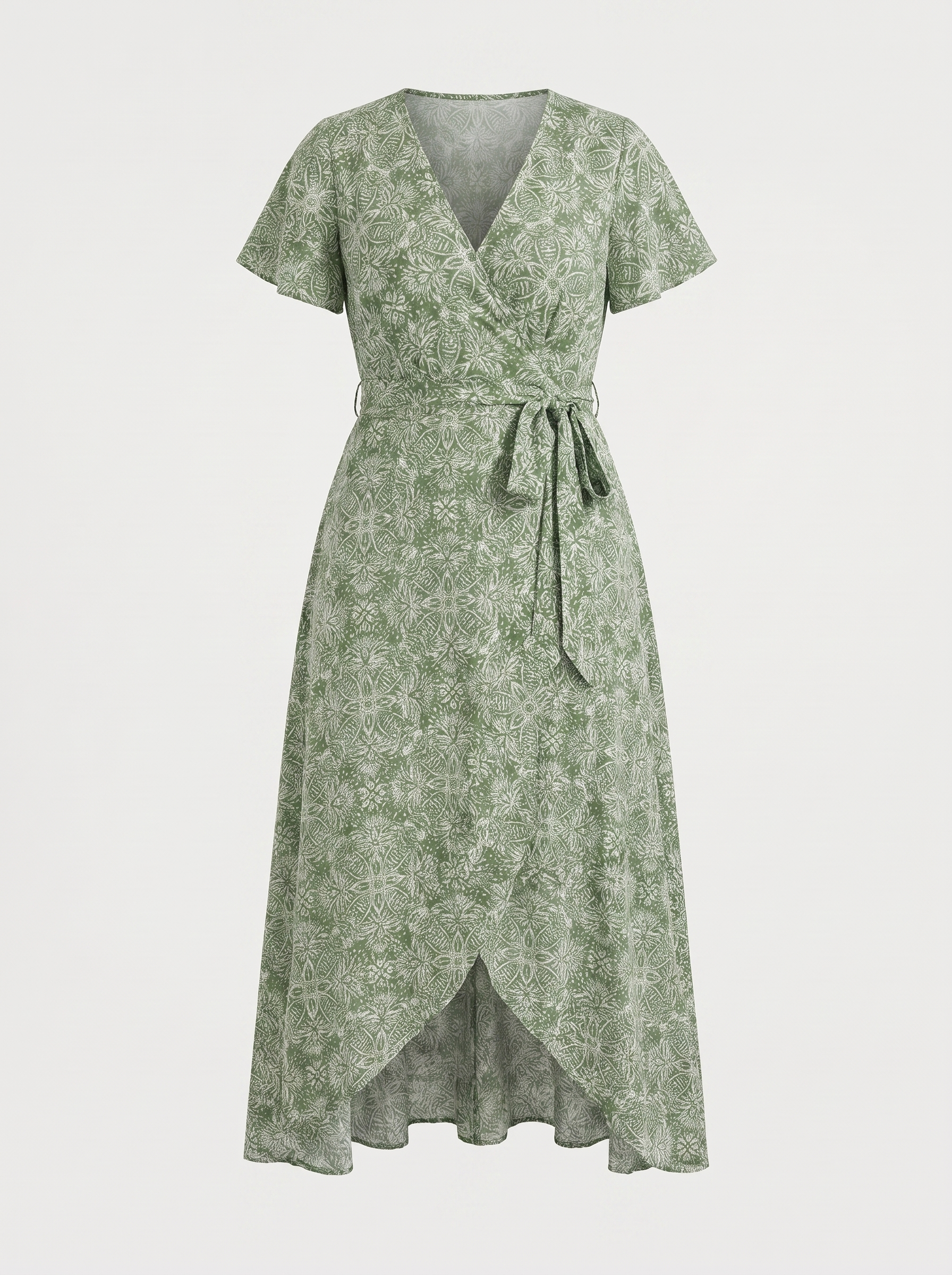 Sorina Wickelmaxikleid mit Print