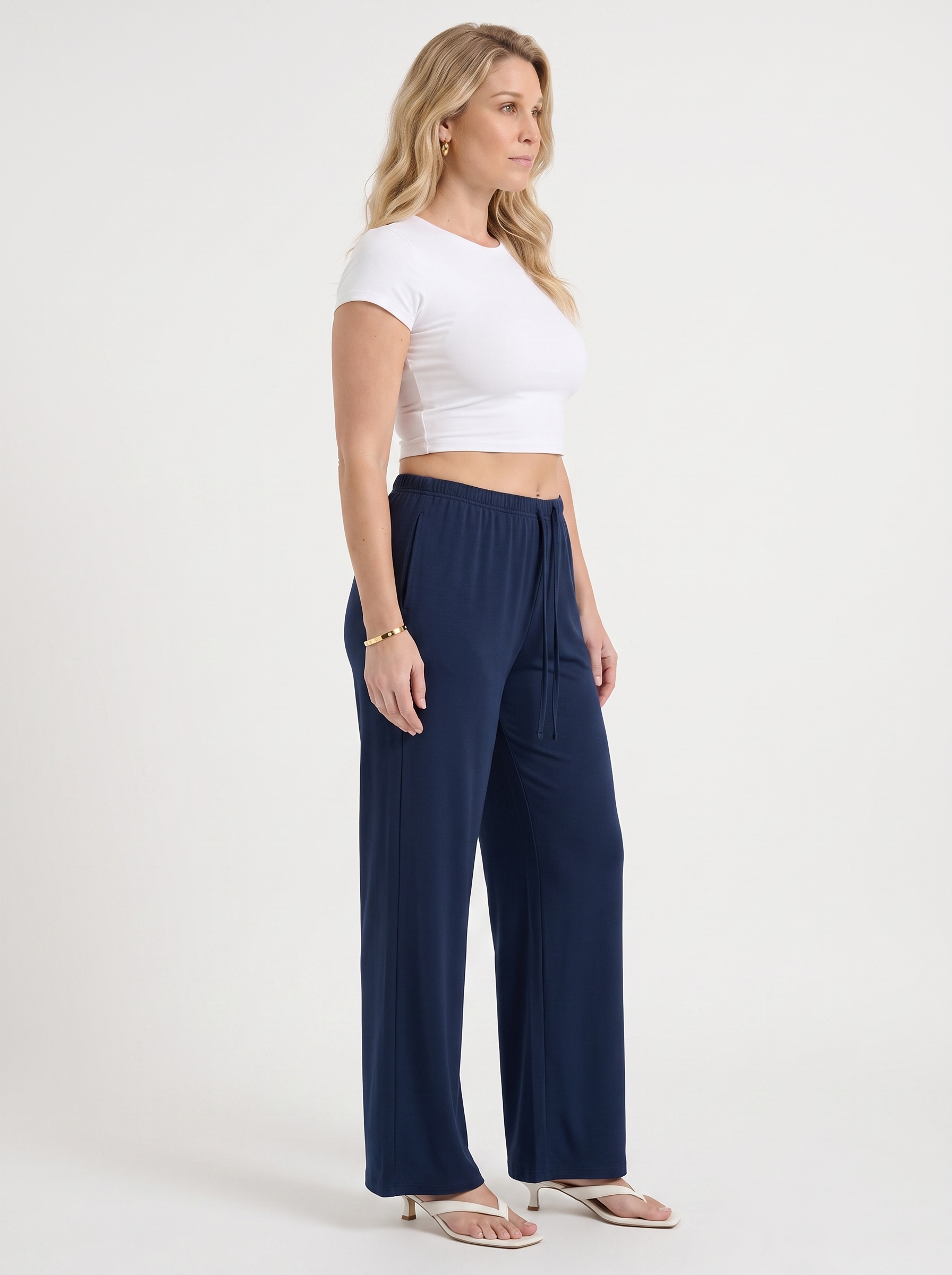 Kendra weite Hose mit Kordelzug