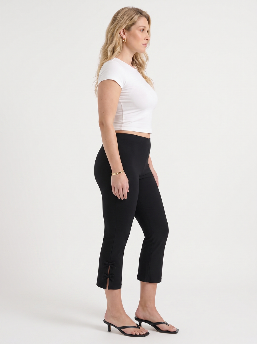 Jill Caprihose mit Schleifendetail