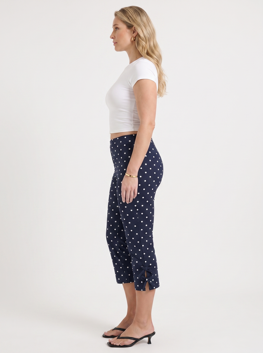 Jill Caprihose mit Schleifendetail